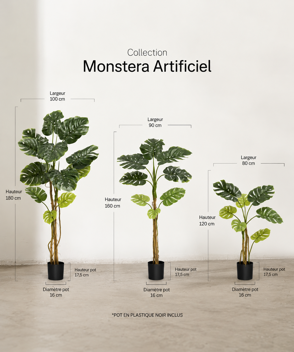 Monstera artificiel
